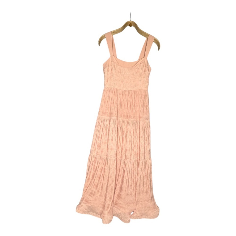 Jonathan Simkhai Celeste Maxi Dress in Porcelain Pink Sz: 6 - Picture 4 of 13